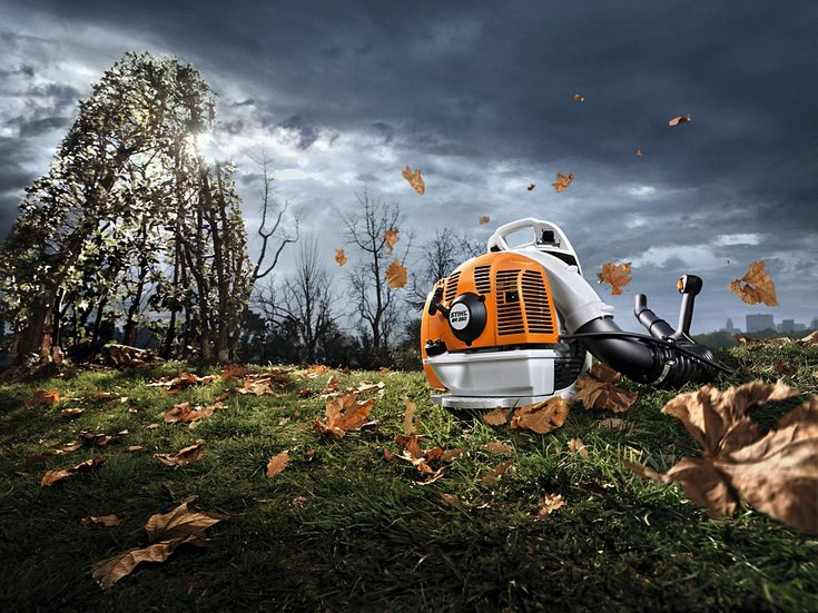 Normalisatie Herrie Kast Stihl BR350 ruggedragen bladblazer – Blokland Tuin en Parkmachines