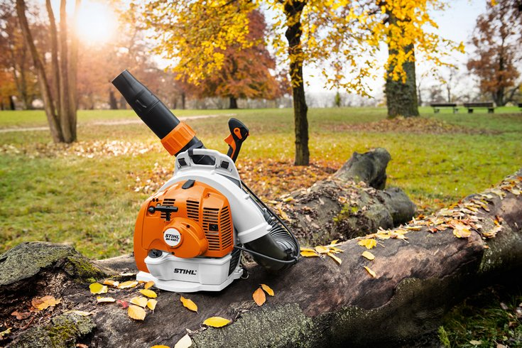 hoekpunt Frank Worthley Serie van Stihl BR450 ruggedragen bladblazer El. Start! – Blokland Tuin en  Parkmachines