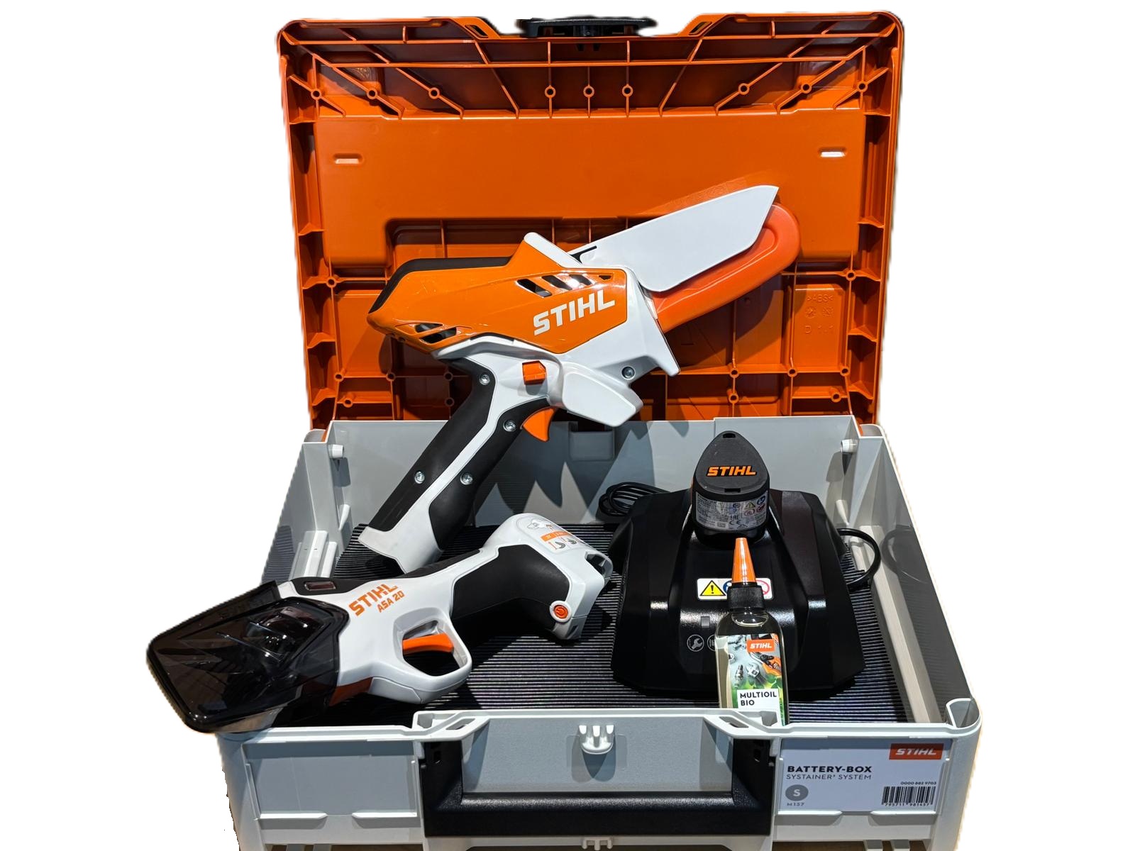 gta asa20 set in koffer ACTIE Snoeiset Stihl Gta26 + Asa20 + accu en lader in koffer - Afbeelding 1