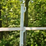 Stijgbeugelpaal (duopack wit, 2 x 5 stuks) - Afbeelding 3