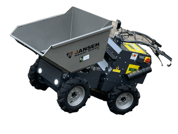 Motorkruiwagen Jansen MSK-800X elektromotor 800W, minidumper, 4x4 - Afbeelding 1