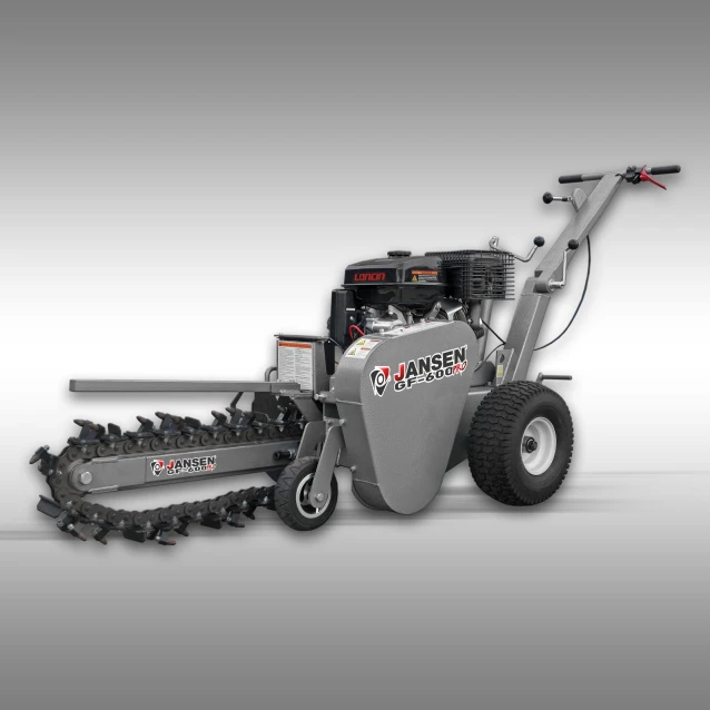 Jansen Sleuvenfrees GF-600pro, kettinggraver, kabelfrees, 60 cm diep