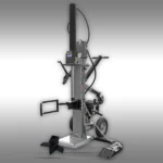 Houtklover Jansen TS-22B, 22 t met stamlift, benzinemotor 10 PK, Kloofmachine