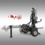 Houtklover Jansen HS-22A62K-V2, 22 t, 62cm, benzine+elektro