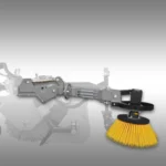 Hydraulische zijborstel voor tractor veegmachine Jansen JK-200 - Afbeelding 2
