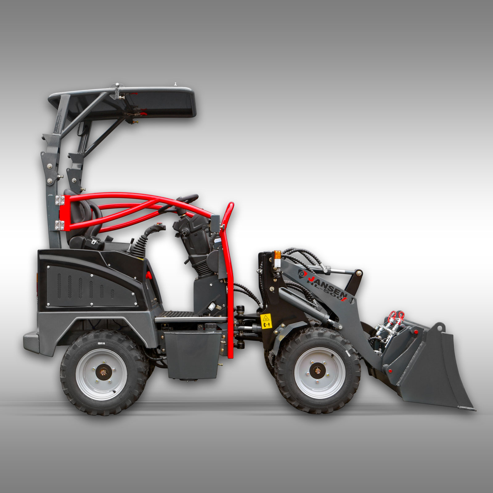 Nieuw HL-500 Mini Shovel, Elektrisch, Wiellader, Compactlader, Hoftrac