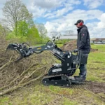 Mini compactlader KL200 kl-200 Skid Steer Jansen - Afbeelding 2