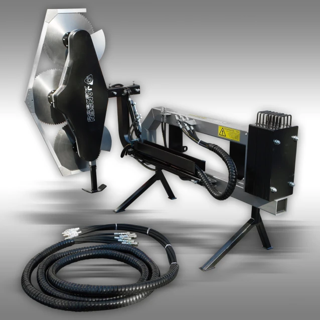 Snoeizaag Jansen AS-600, snoeischaar, tractor, frontlader, 1750 mm breedte