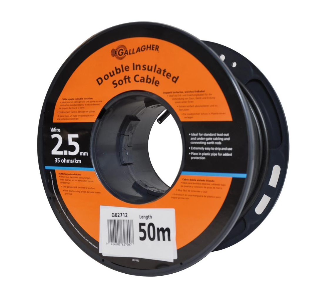 2.5 50m grondkabel Grondkabel ø2,5mm (50 meter) - 35 Ohm/1km - Afbeelding 1