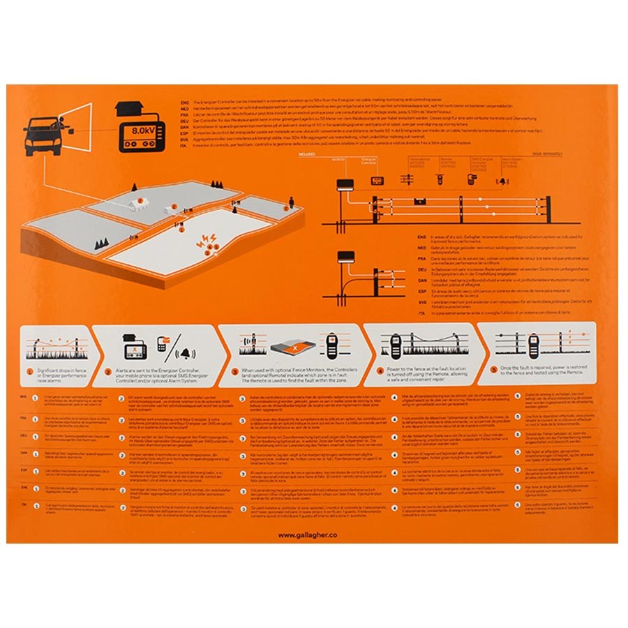 Gallagher m2800i schrikdraadapparaat Lichtnet - Afbeelding 6