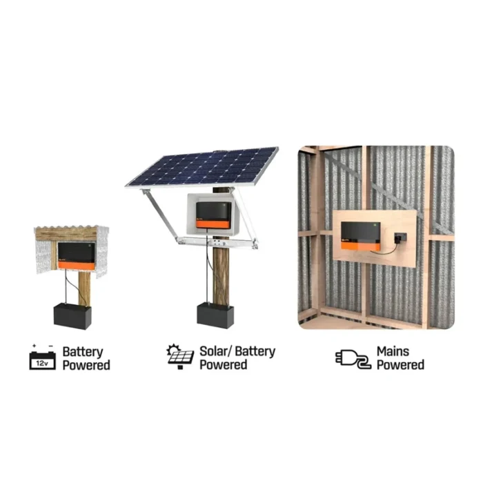 MBS1800i Multipower i Series schrikdraadapparaat (14J - 230V/12V/Solar) - Afbeelding 2