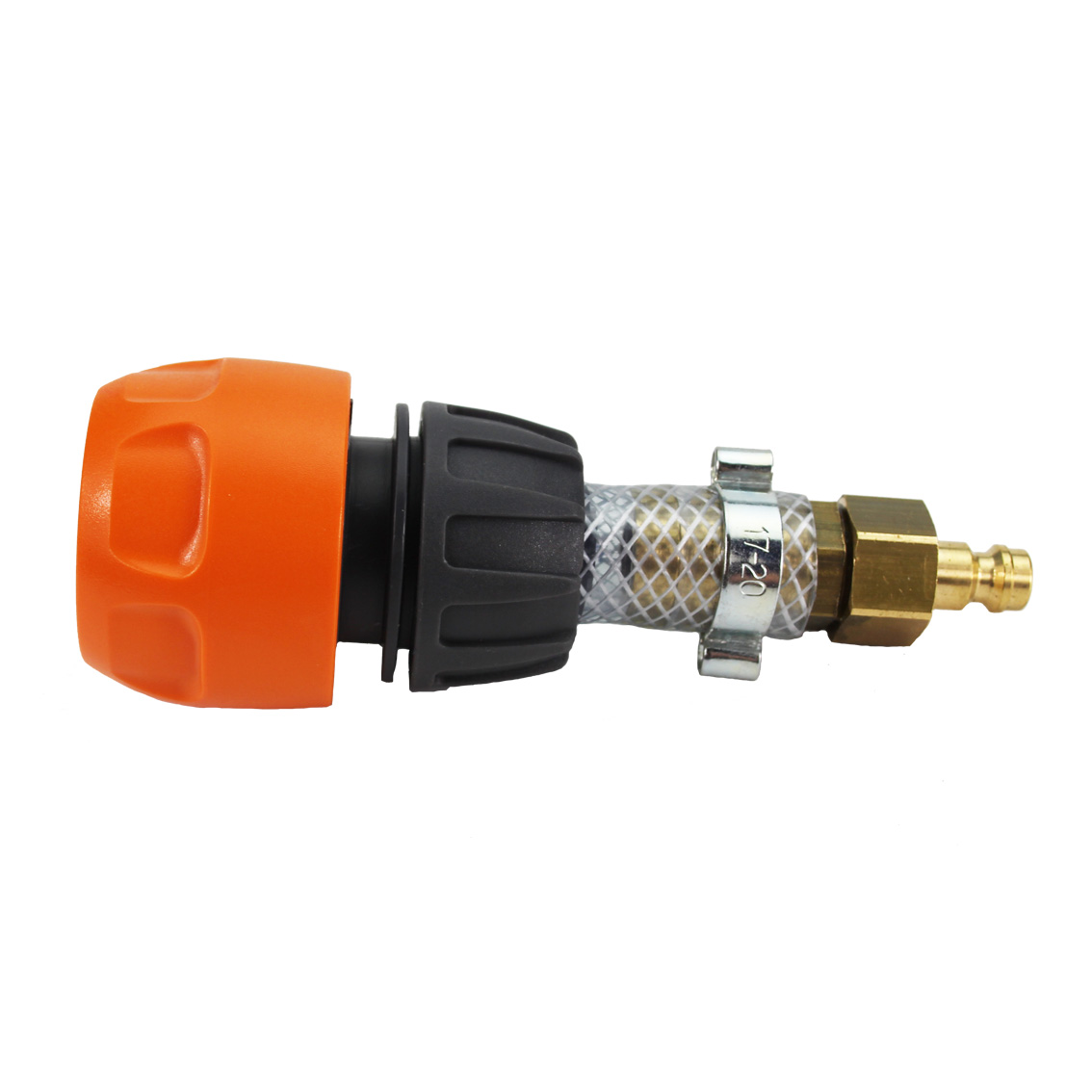 Koppelstuk osmose fles / steelslang – kort