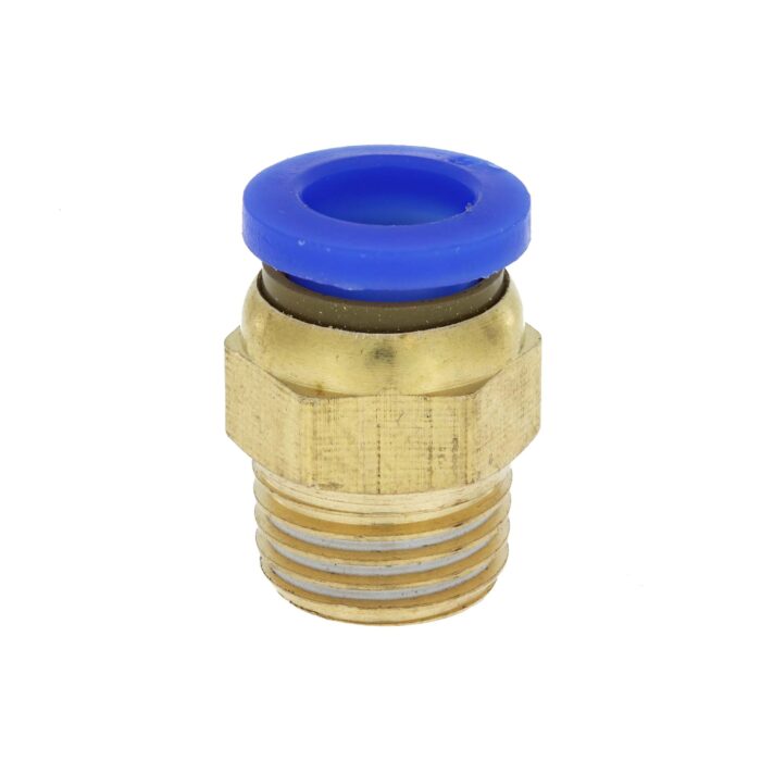 Push-in koppeling – recht – 8mm inw. – 1/4″ uitw. - Afbeelding 1