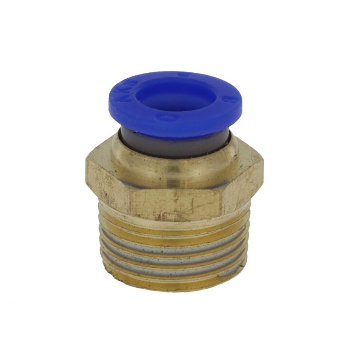 Push-in koppeling – recht – 8mm inw. – 3/8″ uitw. - Afbeelding 1