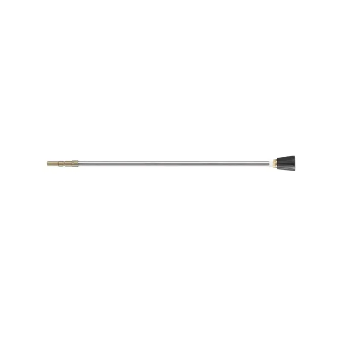 Vlakstraal sproeier 03 wit met lans 500 MM inox+ steeknippel D12 - Afbeelding 1