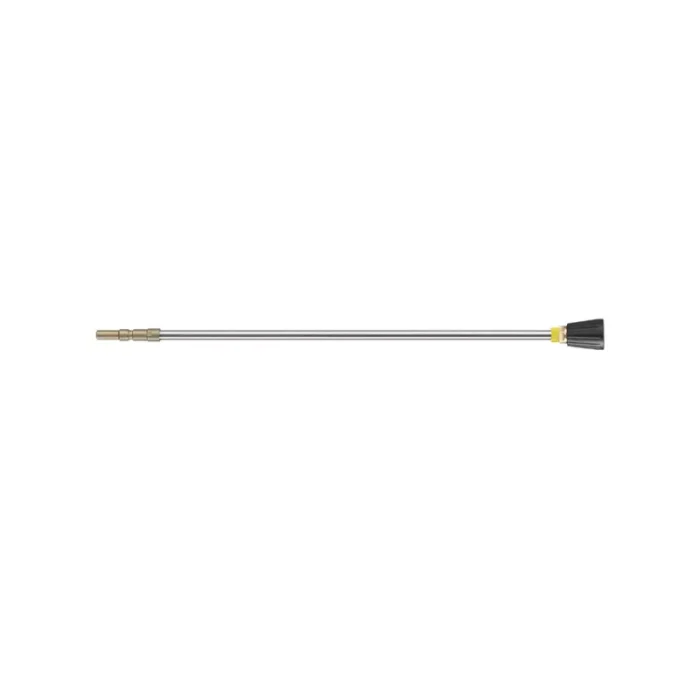 Vlakstraal sproeier 042 geel met lans 500 MM inox + steeknippel D12 - Afbeelding 1