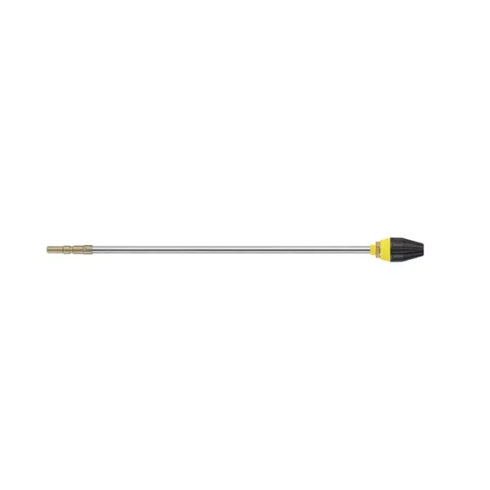 SK 042 geel met lans 500 MM inox + steeknippel D12 - Afbeelding 1