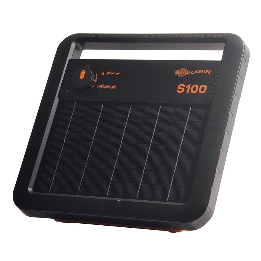 Gallagher schrikdraadapparaat s100 Solar met zonnepaneel - Afbeelding 2
