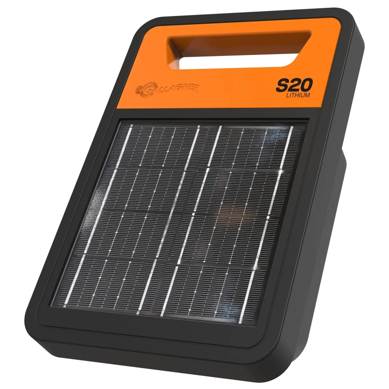 Gallagher schrikdraadapparaat s20 Solar met zonnepaneel