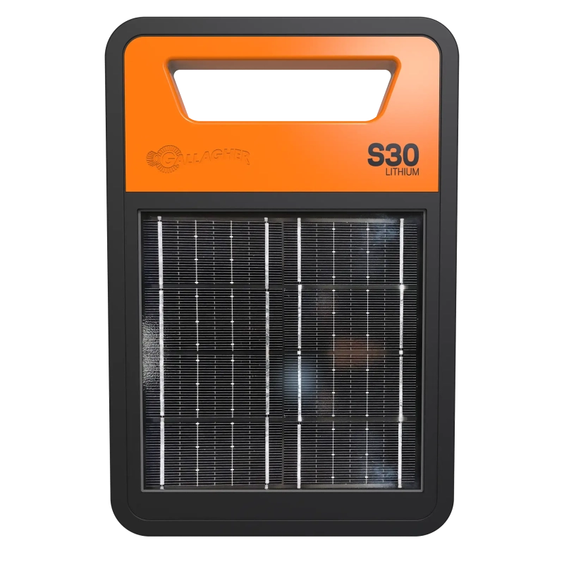 S30li Zonnepaneel schrikdraadapparaat incl. accu (0,3J - Solar) - Afbeelding 2