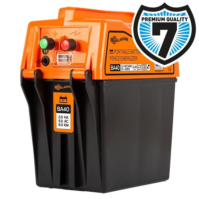 Gallagher schrikdraadapparaat BA 40 met batterij ACTIE! - Afbeelding 3