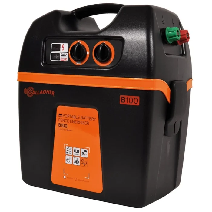 B100 Accu schrikdraadapparaat (0,8J - 9V/12V) - Afbeelding 1