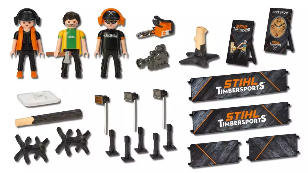 6 Stihl Playmobil set Timbersports - Afbeelding 3