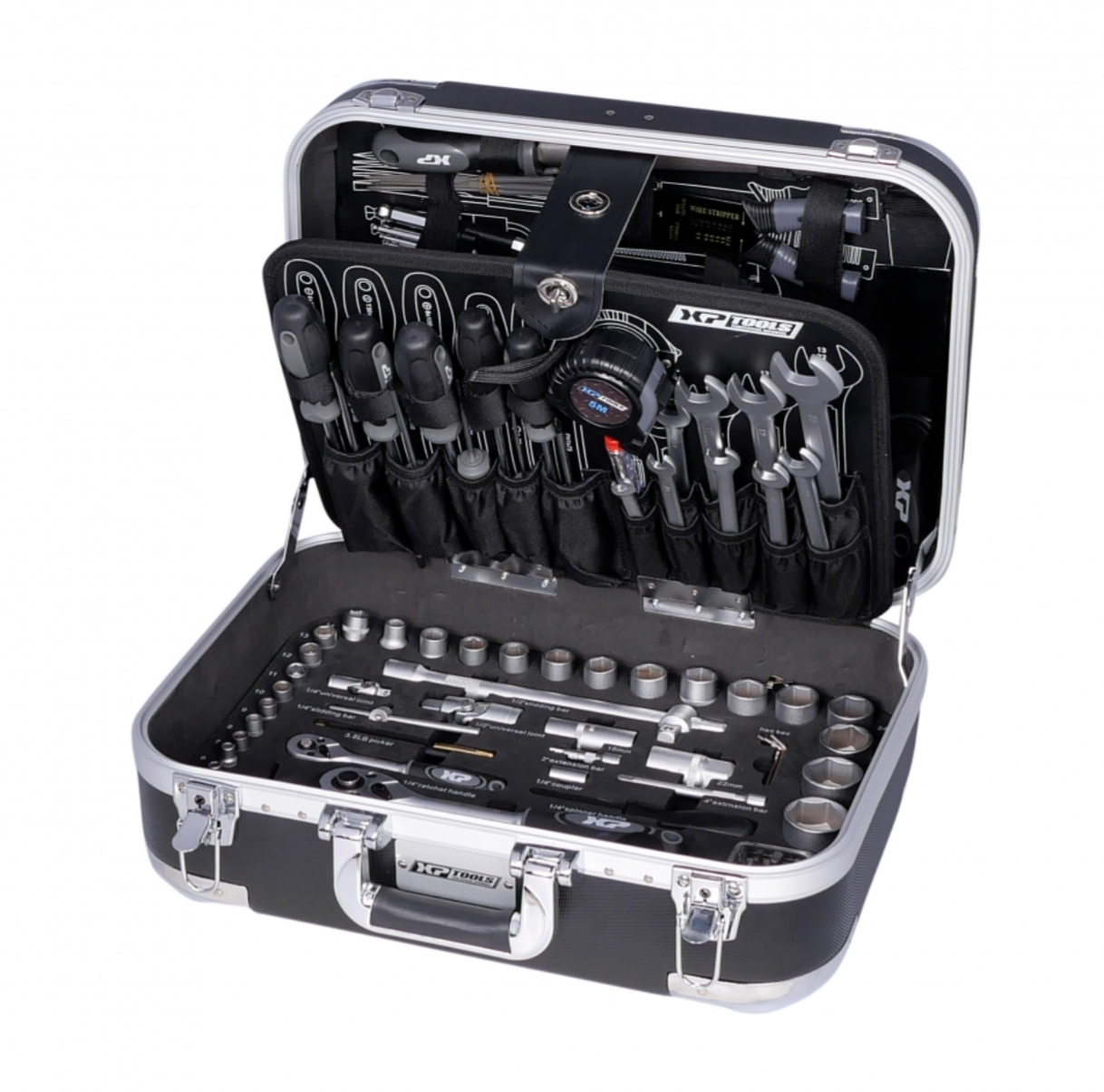 Gereedschapskoffer 230 delig Pro