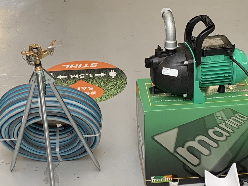 Waterpomp set met sproeier en slangen ACTIE - Afbeelding 2
