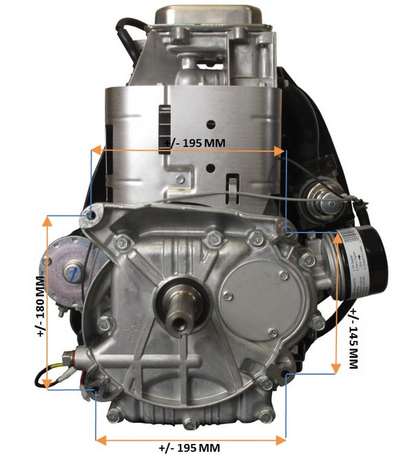 Briggs motor 2 Briggs and Stratton motor INTEK OHV 17.5 25.4X80MM - Afbeelding 2