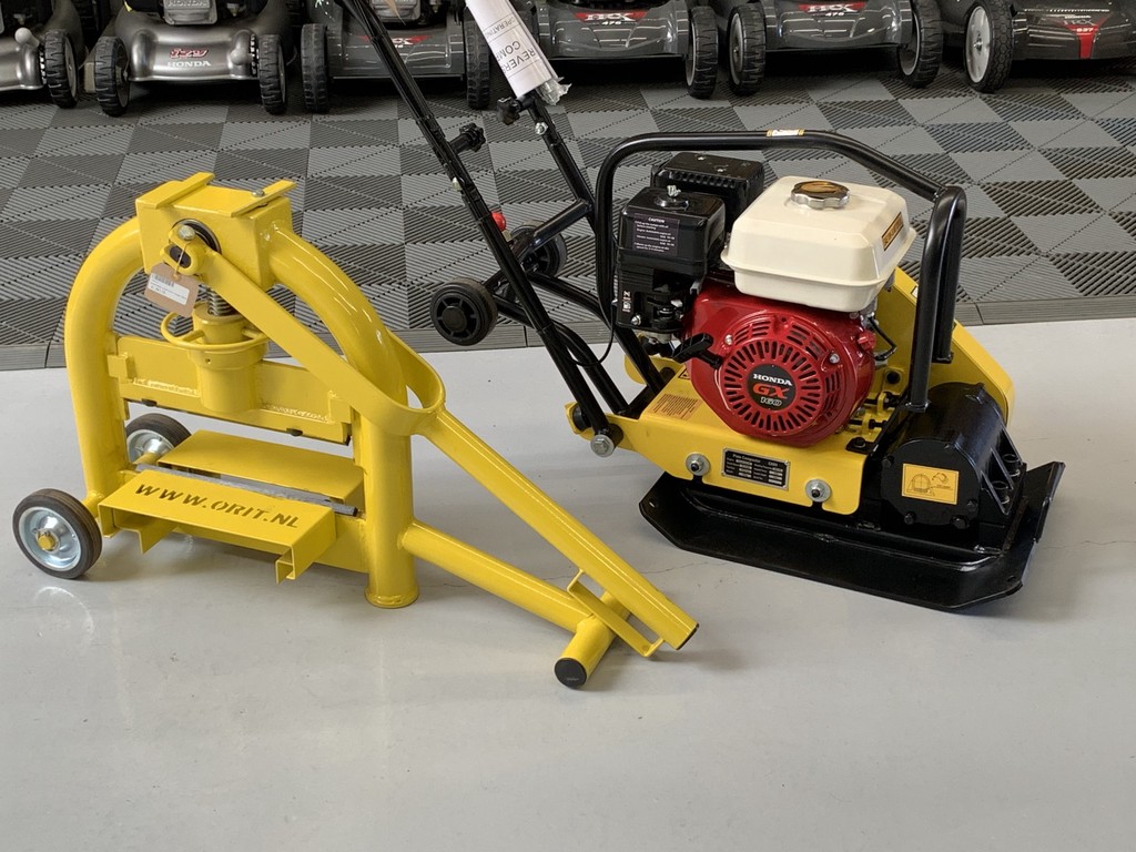 Trilplaat met steenknipper actieset