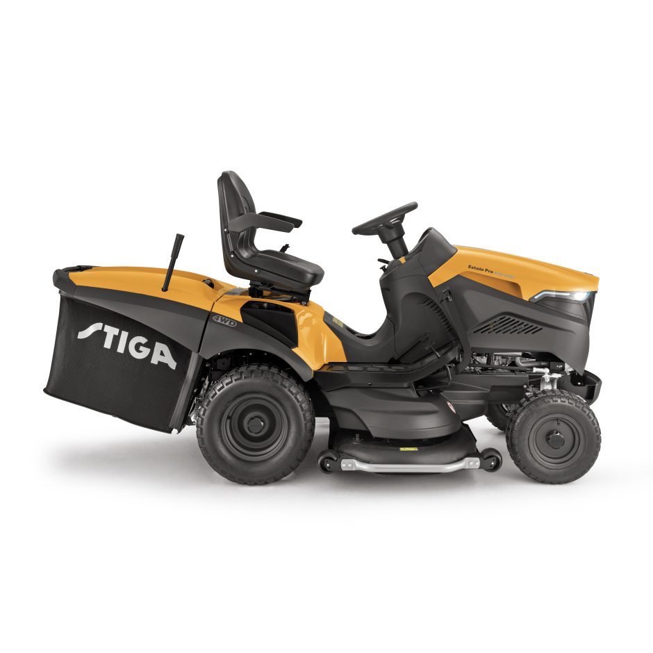 Stiga Estate PRO 9122WX 4WD mulch vangen en Honda V-twin motor - Afbeelding 6