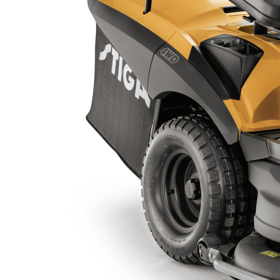 Stiga Estate PRO 9122WX 4WD mulch vangen en Honda V-twin motor - Afbeelding 9