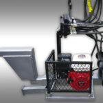 Bomen transport aanhanger Jansen HRW-30, transportaanhanger met laadkraan - Afbeelding 7