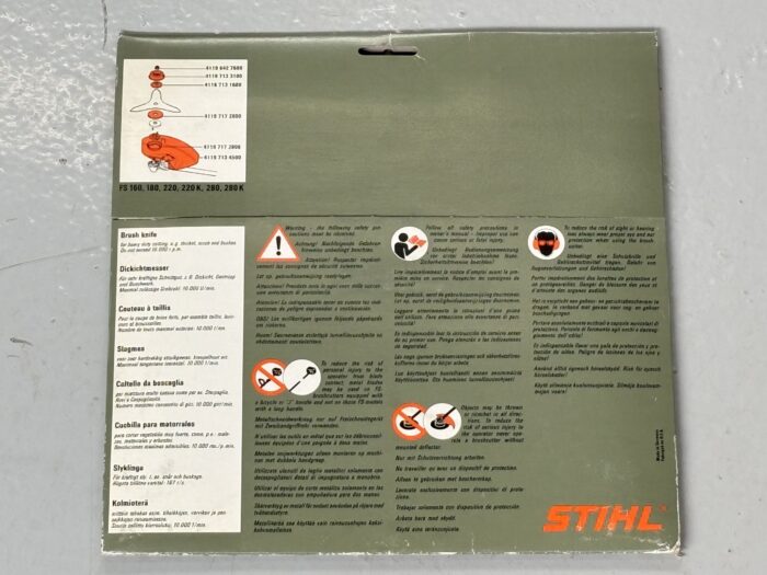 New old Stock Stihl slagmes 300-3 - Afbeelding 2