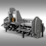 Tractorfrees Jansen TBF-220, grondfrees, achterfrees, akkerfrees. 2,20 m