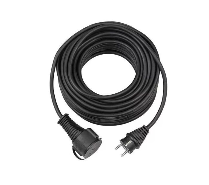 Verlengsnoer rubber 10m - Afbeelding 1