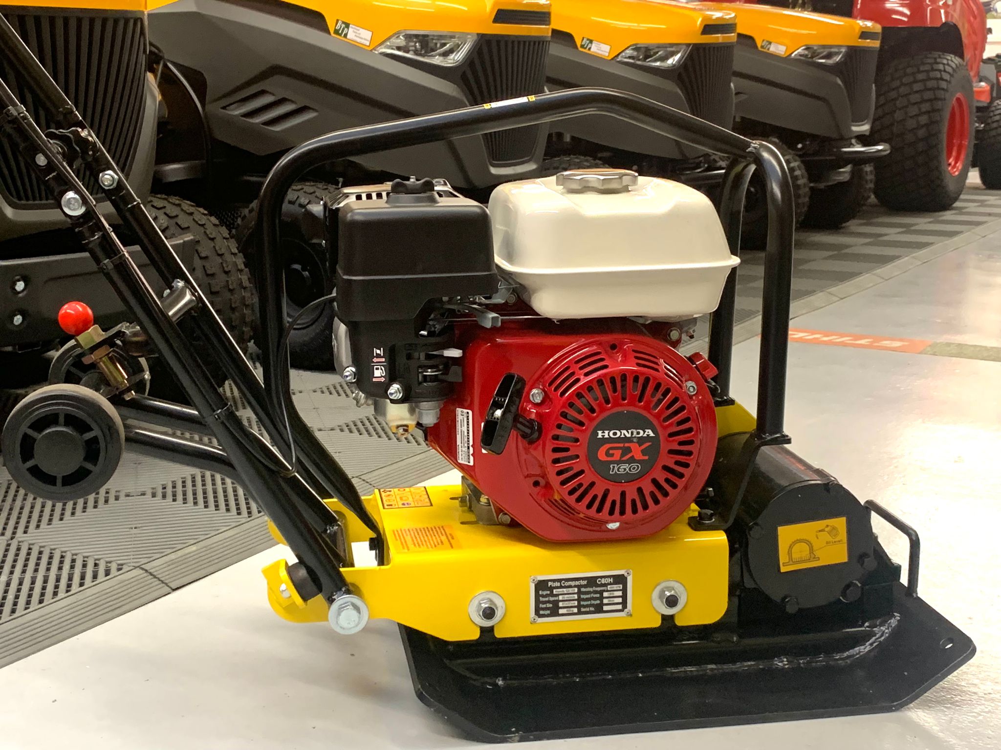 Trilplaat met Honda motor 12KN - Afbeelding 6