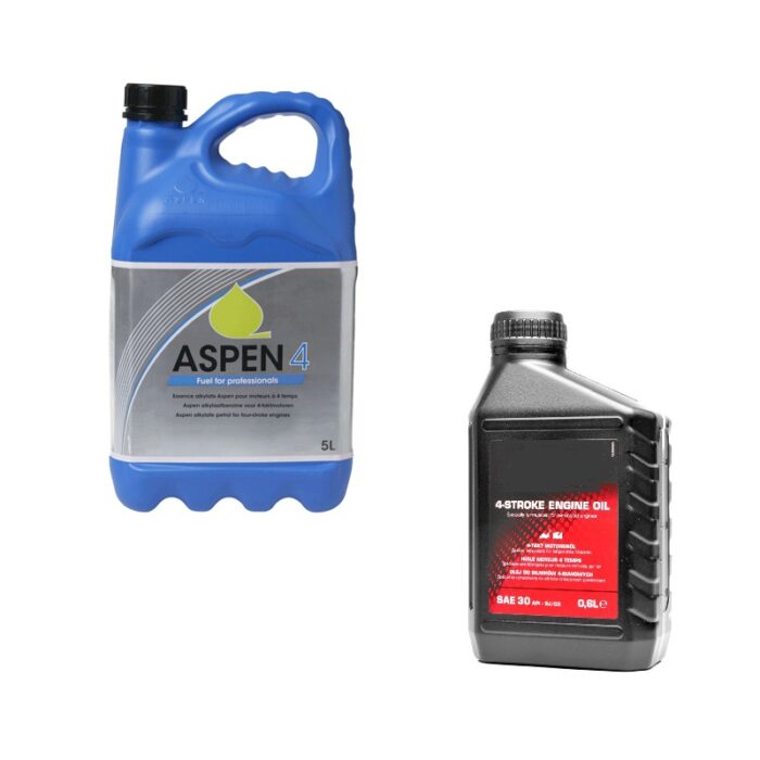 Startset Benzine en olie voor generatoren - Afbeelding 1
