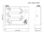 Infraroodkachel 20KW val6 Oklima, Made in Japan - Afbeelding 5