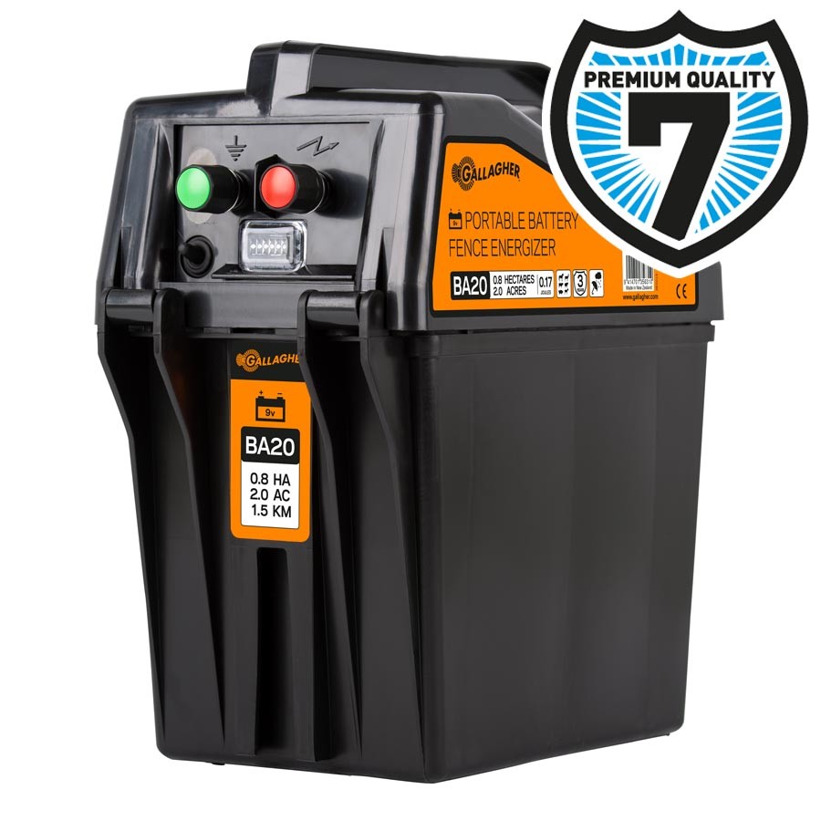 Gallagher schrikdraadapparaat BA 20 met batterij ACTIE! - Afbeelding 2