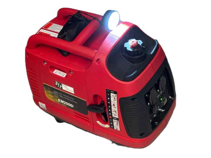 Koffer silent generator 2000W Met werklamp! - Afbeelding 1