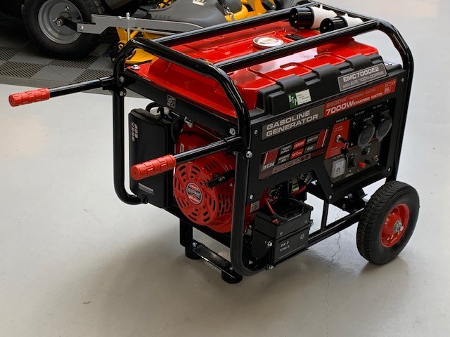 7KW Generator op wielstel elektrisch gestart aggregaat - Afbeelding 5