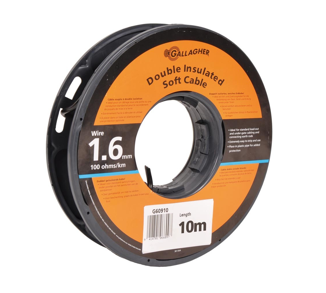grondkabe;l 1.6 10m Grondkabel ø 1,6mm (10 meter) - 100 Ohm/1km - Afbeelding 1