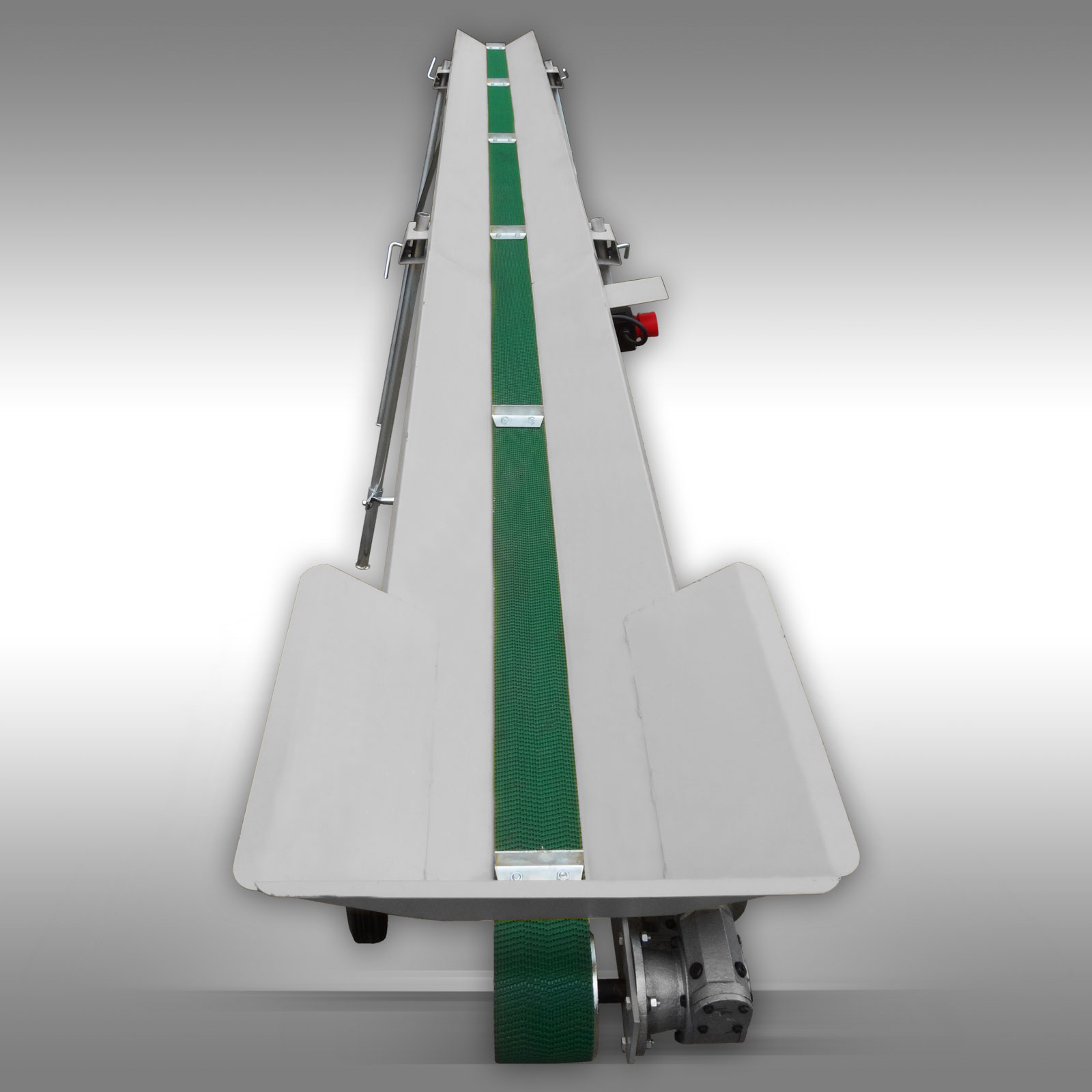 haardhout lopendeband Jansen transportband FB-500 kachelhout 5m - Afbeelding 5