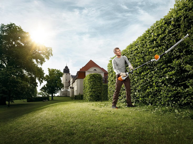 hla 65 heg HLA 66 Geluidsarme accu heggenschaar op steel / ACTIE SET! - Afbeelding 5