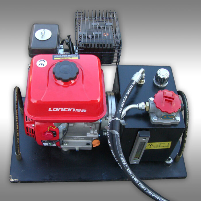Hydraulische powerpack met benzine motor aggregaat - Afbeelding 1