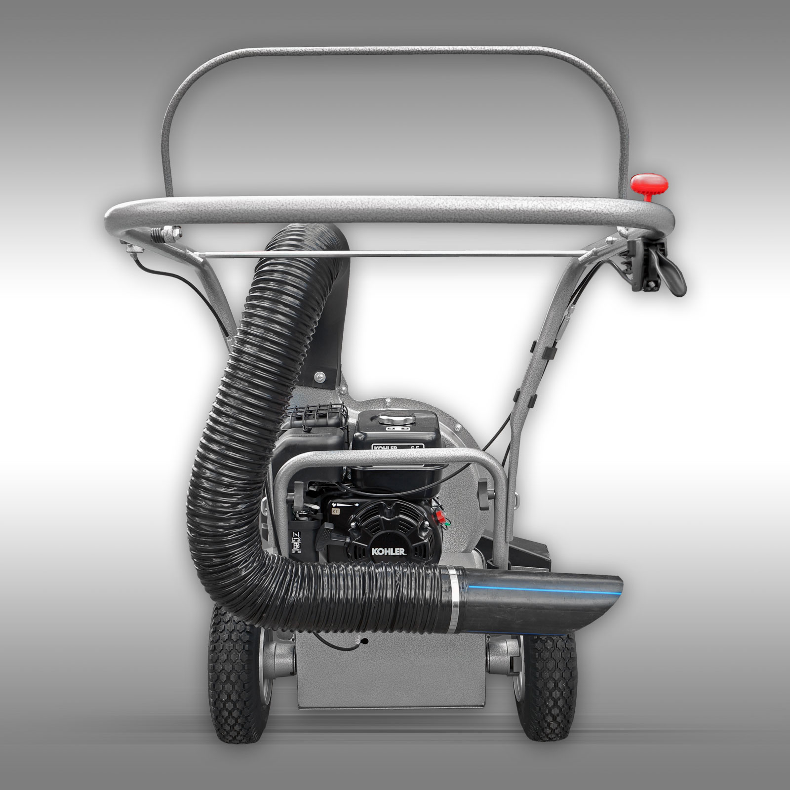 ls100 2 Bladzuiger Jansen LS-100, verrijdbaar, afvalzuiger, bladblazer, 6,5 PK - Afbeelding 6