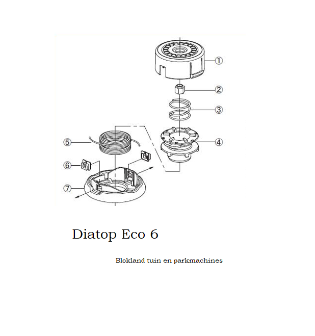 Onderdelen Diatop Bump & Feed Eco 6