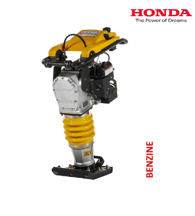Stamper met Honda motor LVS80-GXSM PRO smalle voet